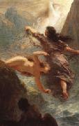 Henri Fantin-Latour The Three Rhine Maidens painting